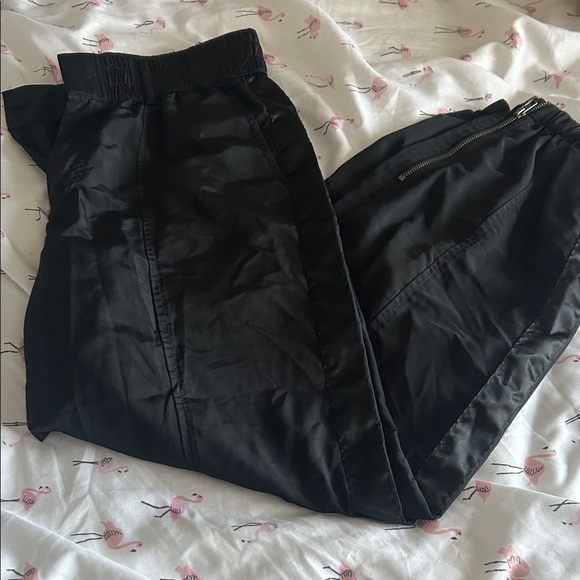 Future Collective Pants - Future Collective Kahlana Barfield Brown Black Baggy Pants - XXS